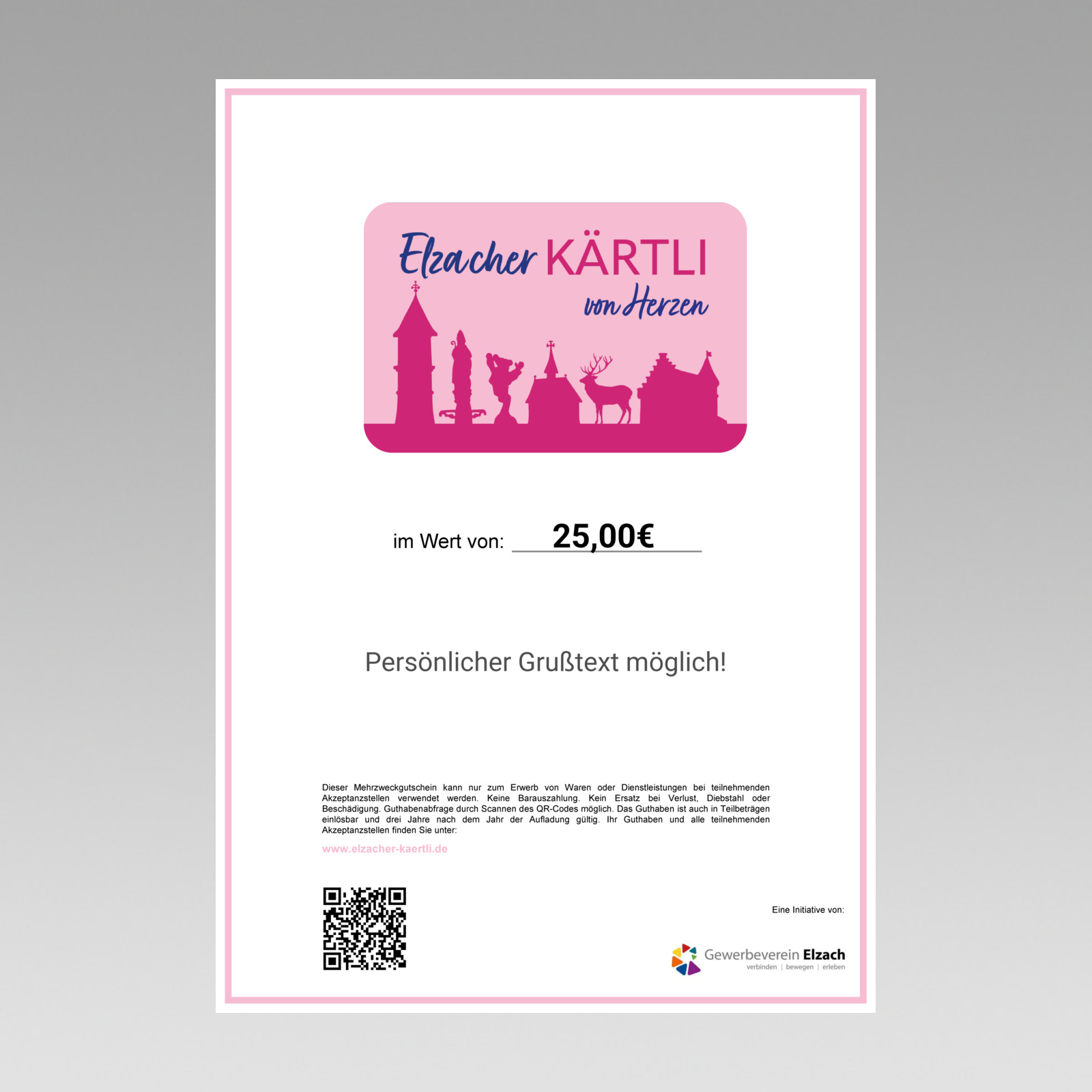 Elzacher Kärtli Download (Pink)