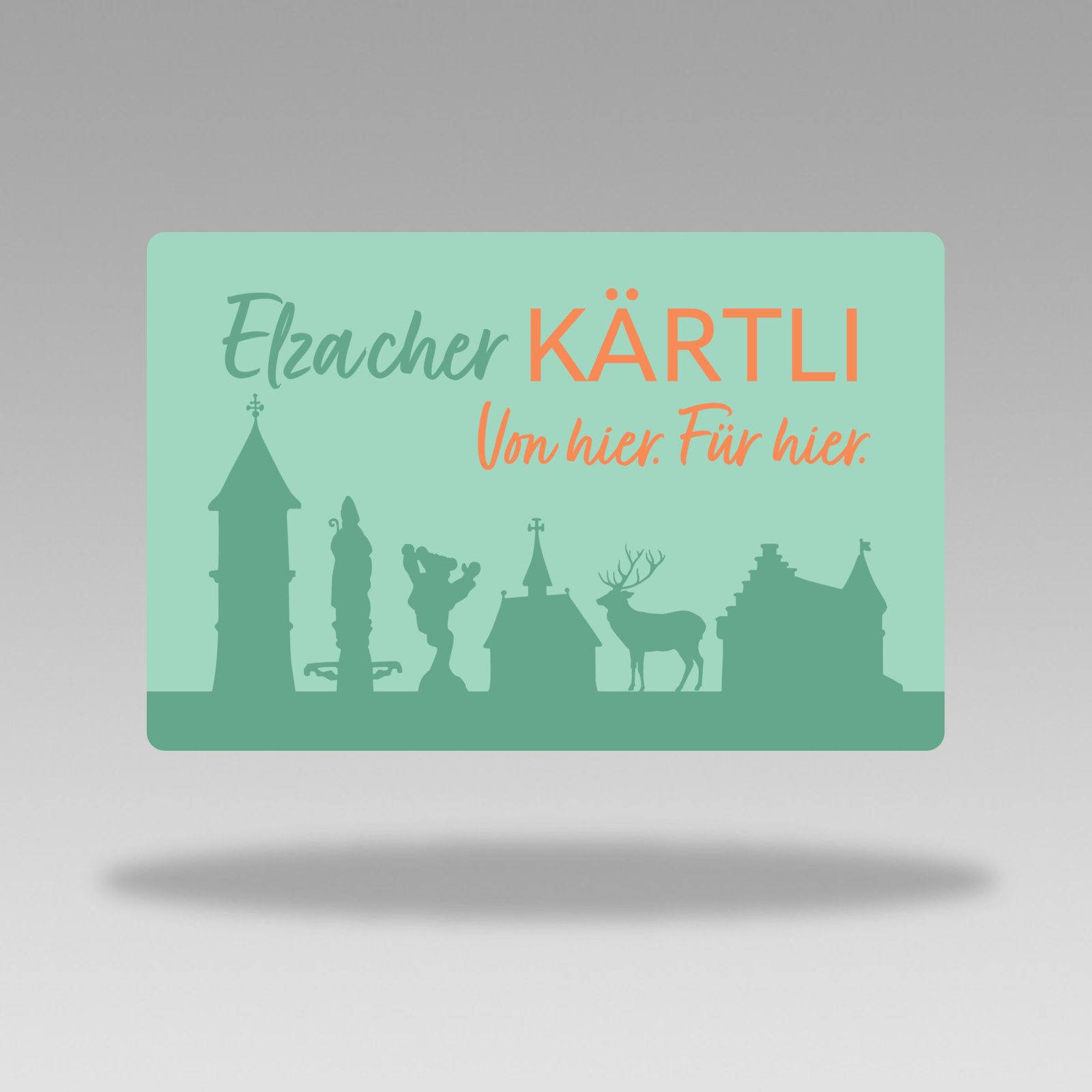 Elzacher Kärtli Gutscheinkarte (Grün)